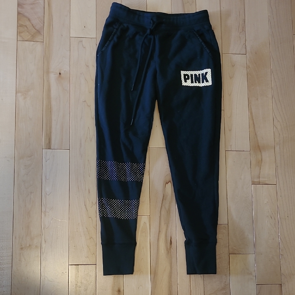 PINK Victoria's Secret Women' XS Jogger Pants - Black